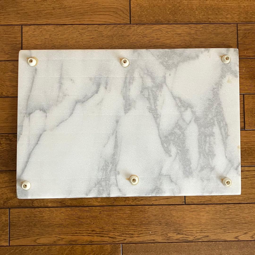 大理石 ペストリーボード のし台(めん台)と回転式麺棒セット