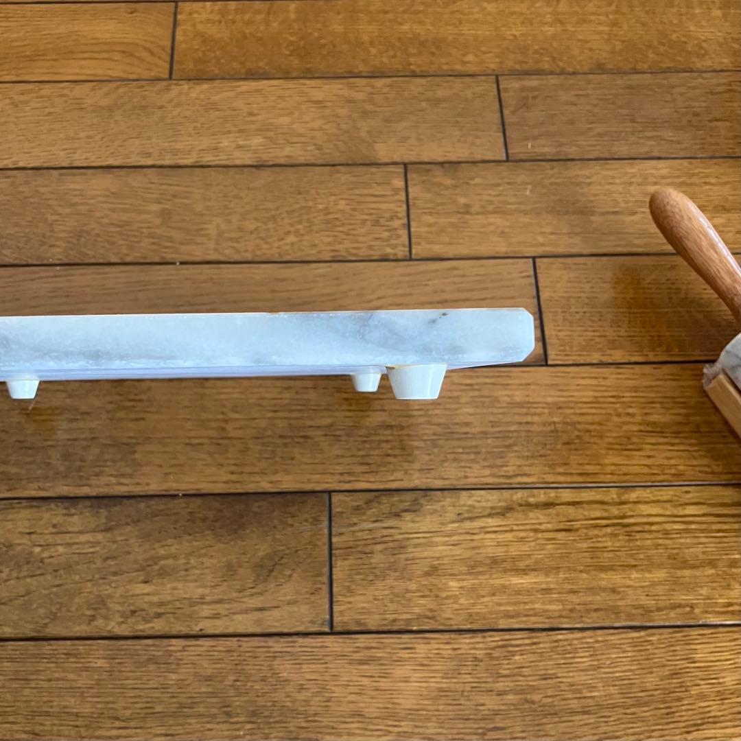 大理石 ペストリーボード のし台(めん台)と回転式麺棒セット