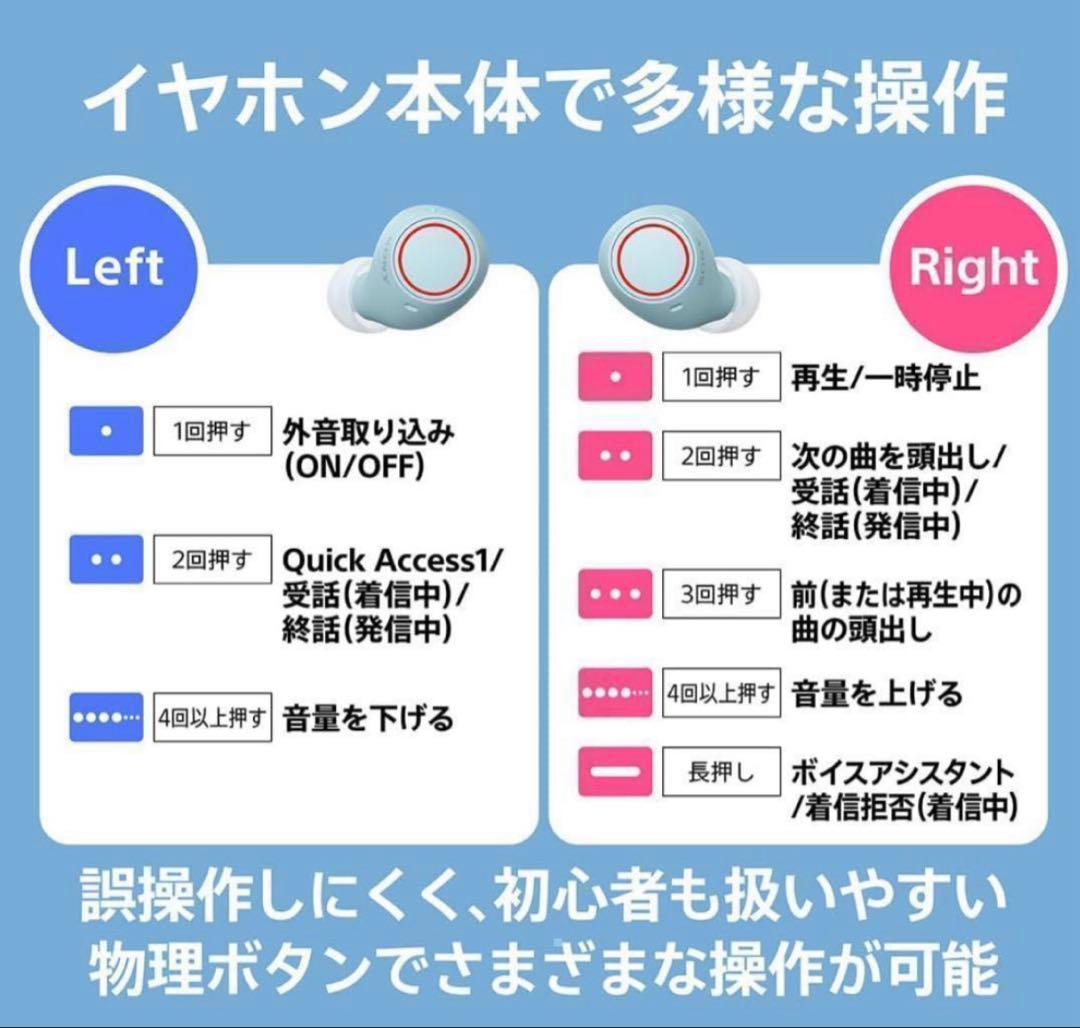 SONY ワイヤレスイヤホン　WF-C510 ホワイト