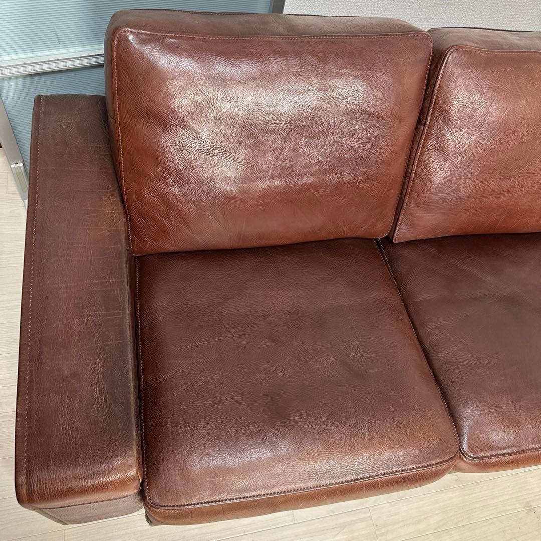 カリモク最高峰 ドマーニ 総革張り：本革 3人掛けソファ 3Pソファ iso※