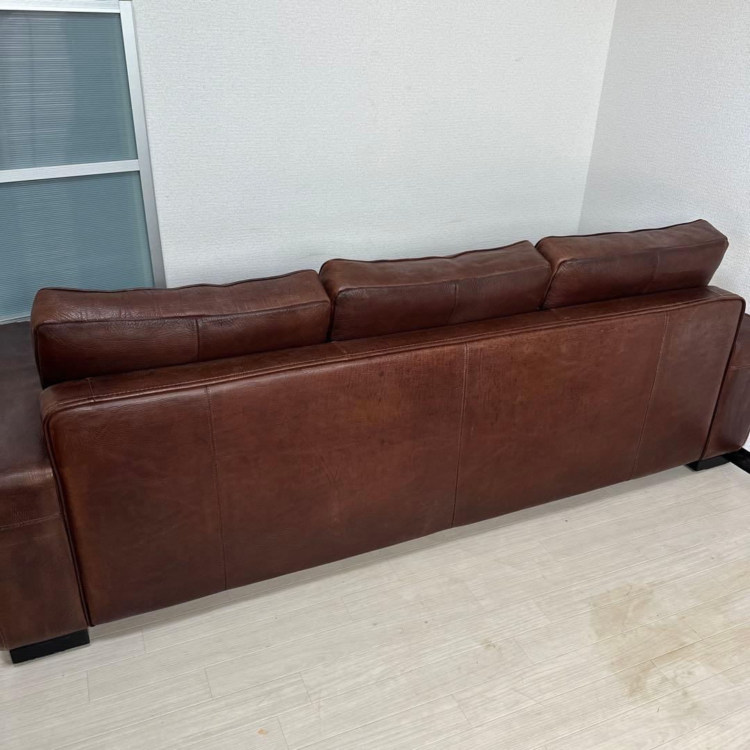 カリモク最高峰 ドマーニ 総革張り：本革 3人掛けソファ 3Pソファ iso※