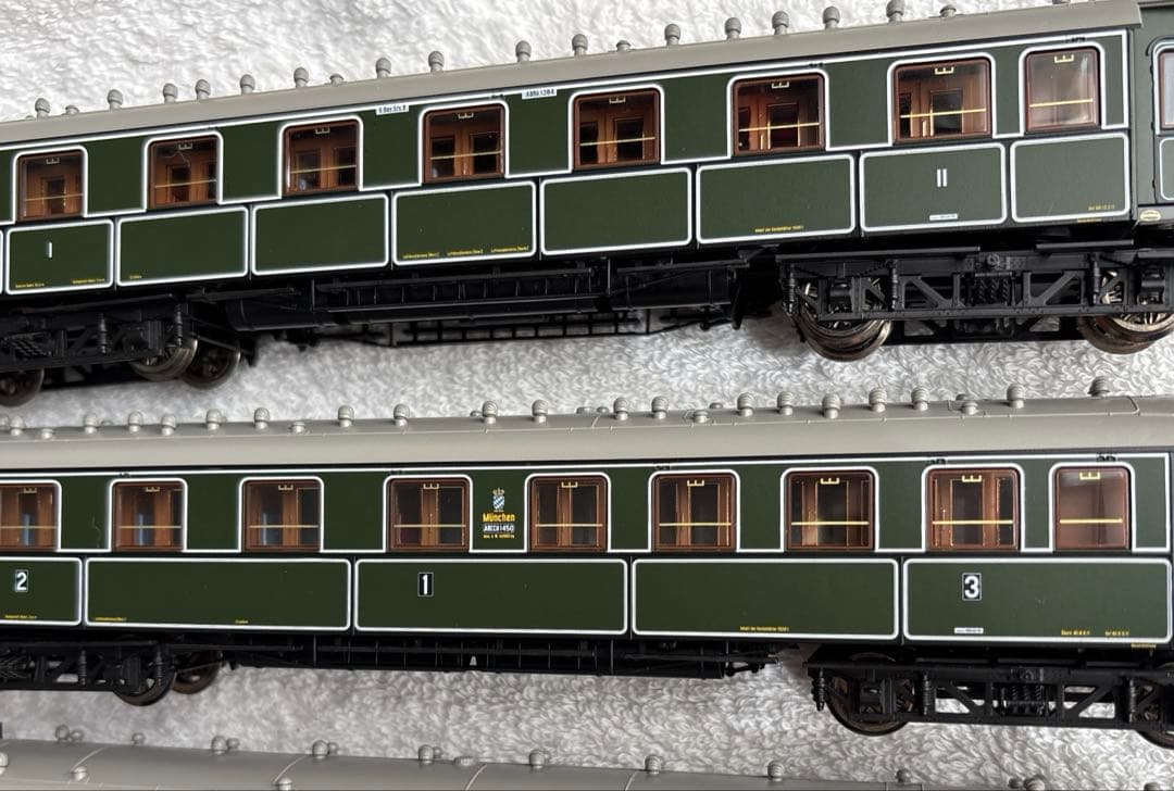 ROCO K.Bay.Sts.B. バイエルン鉄道 客車4両