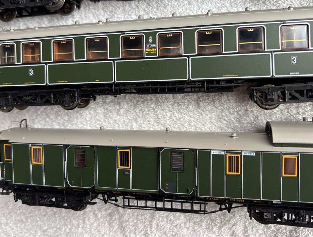 ROCO K.Bay.Sts.B. バイエルン鉄道 客車4両