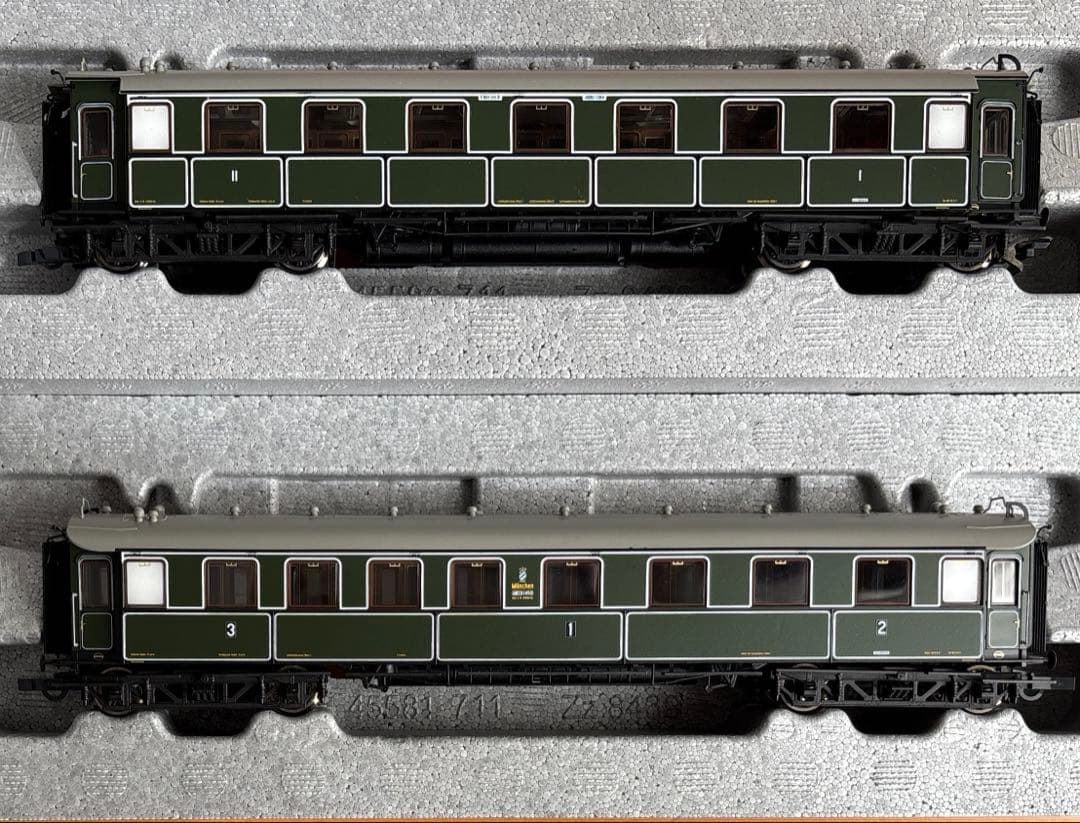 ROCO K.Bay.Sts.B. バイエルン鉄道 客車4両