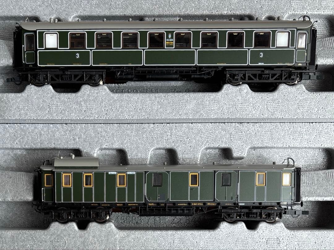 ROCO K.Bay.Sts.B. バイエルン鉄道 客車4両