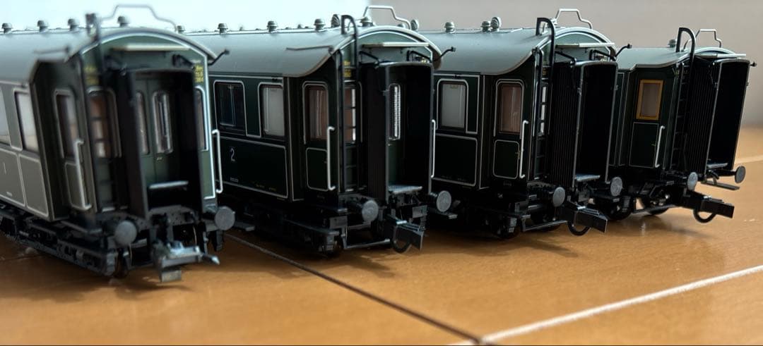 ROCO K.Bay.Sts.B. バイエルン鉄道 客車4両