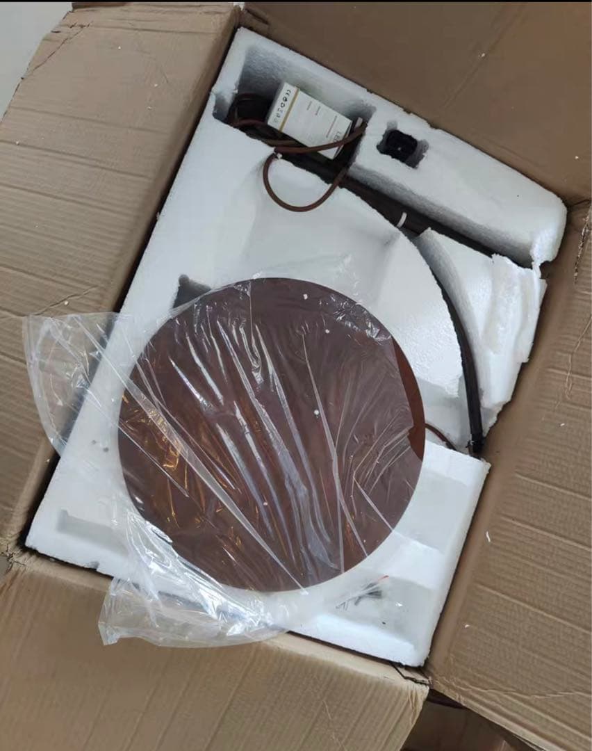 オレンジ フロアスタンド 照明 収納付き モダンデザイン