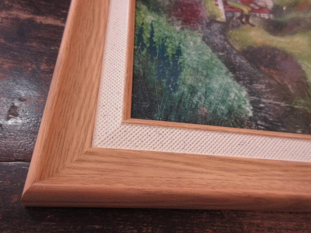 ゲルアートフレーム・ジョー ラム「シークレット ガーデン」【風景・海・犬】　軽量