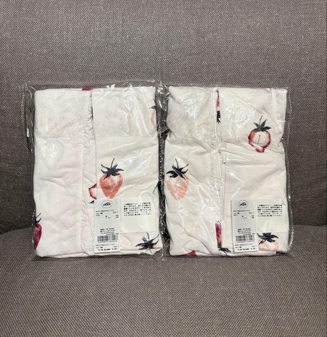 GELATO PIQUE いちご柄 ピンクカバーセット