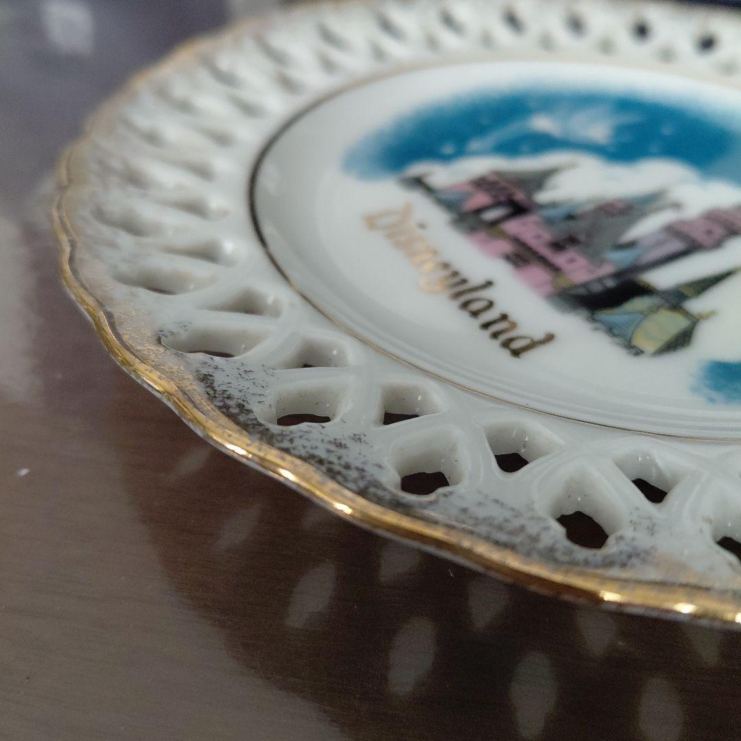 希少　逆輸入　②ディズニーランド 陶器皿　ヴィンテージ　皿　ティンカーベル