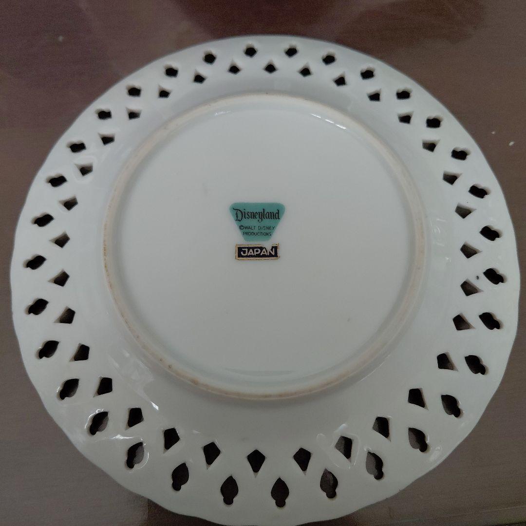 希少　逆輸入　②ディズニーランド 陶器皿　ヴィンテージ　皿　ティンカーベル