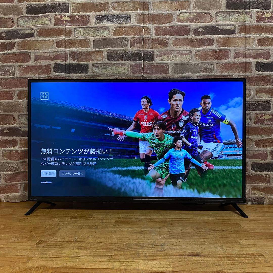 ORION 40インチ チューナーレス スマートテレビ SAFH421 アプリ○
