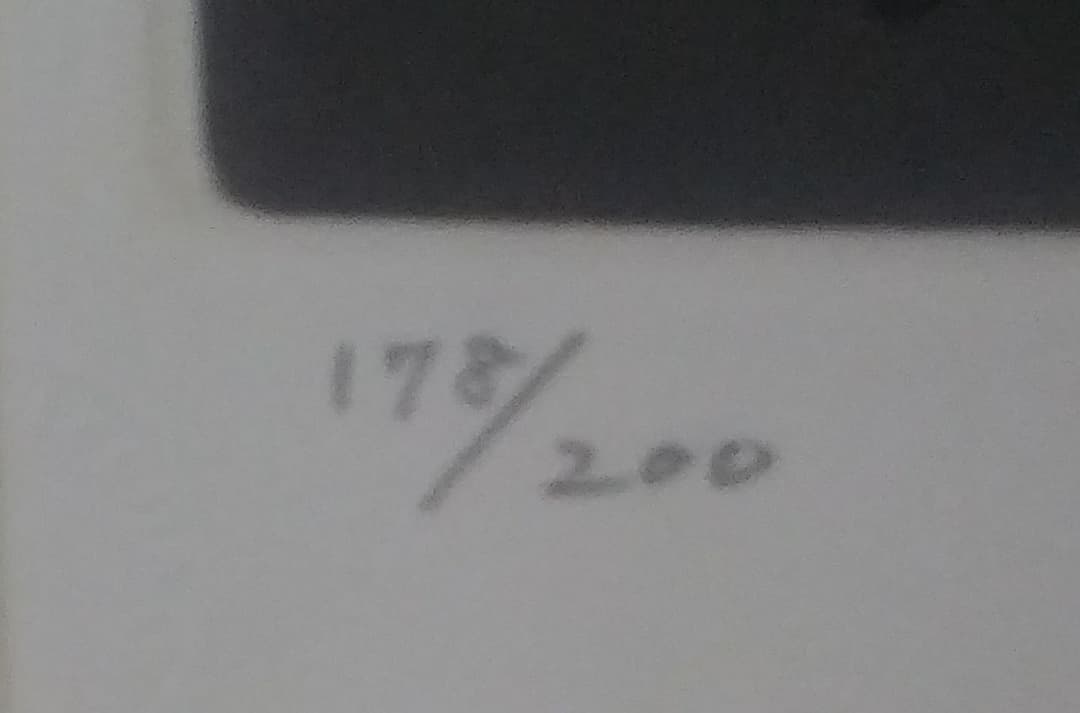 マダムダヴィンチの肖像　池田満寿夫　銅版画 額入り