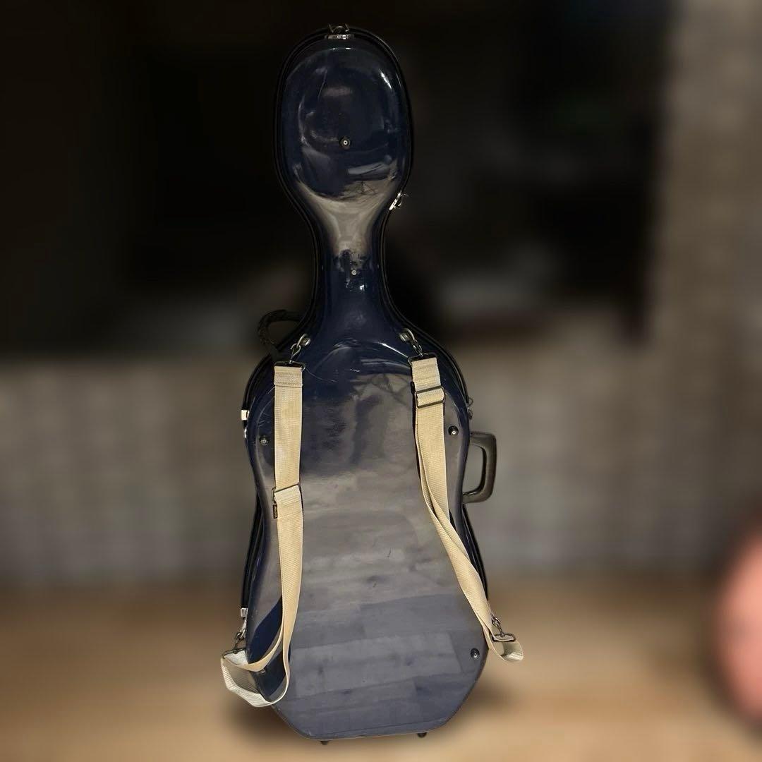 チェロケース　青