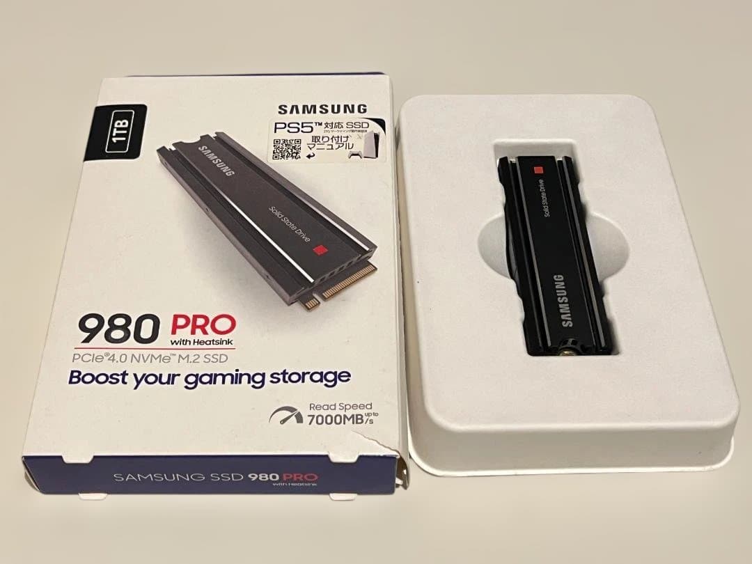 Samsung 980 PRO 1TB ヒートシンク◆健康状態100%