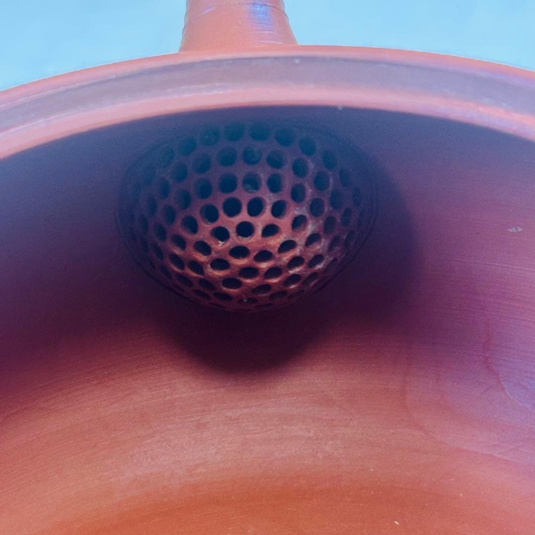 風月窯 急須 朱泥