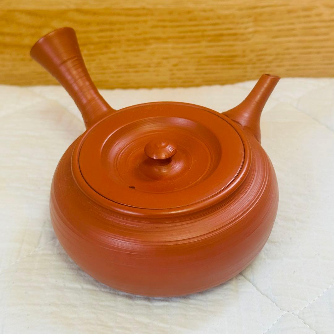 風月窯 急須 朱泥