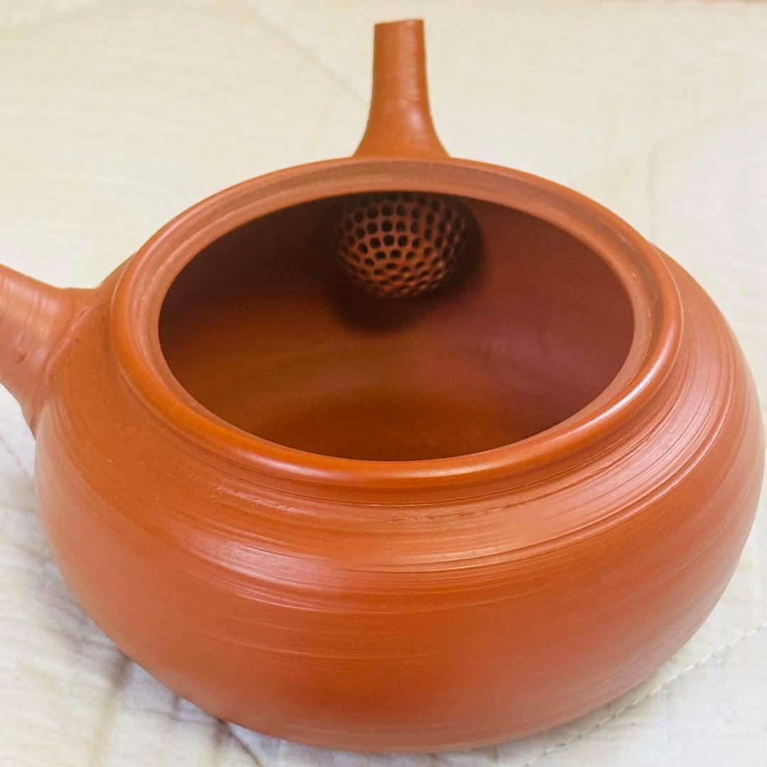 風月窯 急須 朱泥
