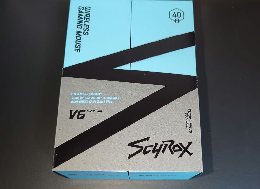 Scyrox v6 Blue 8Kドングル同梱