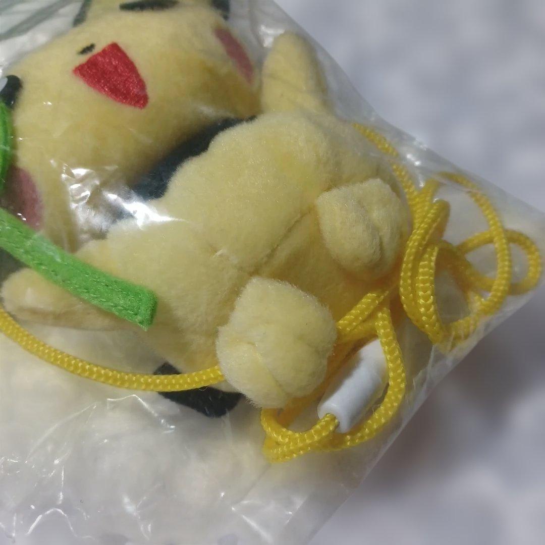 お値下げ【2002年製】ピチューぬいぐるみ ポーチ 　映画５周年限定品当時物レア