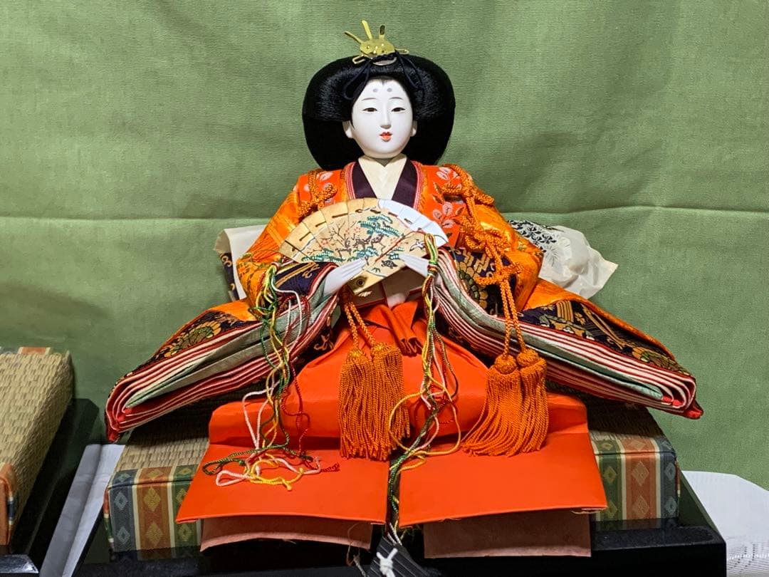 お雛様セット　［雛人形 親王飾りH35cm］［雛人形 五人囃子］お値下げしました