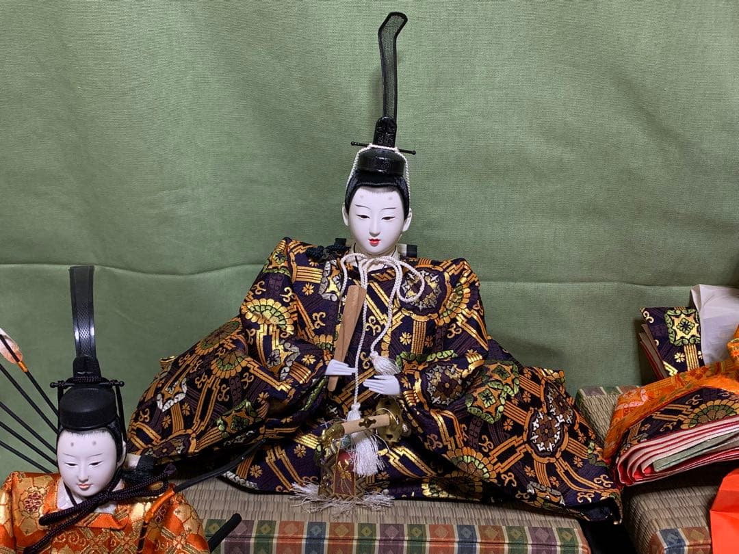 お雛様セット　［雛人形 親王飾りH35cm］［雛人形 五人囃子］お値下げしました