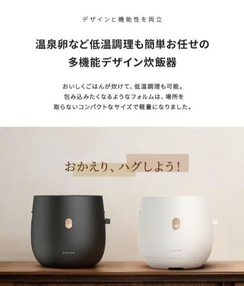 エペイオス(Epeios 炊飯器 4合炊き 低温調理 早炊き マイコン おしゃれ
