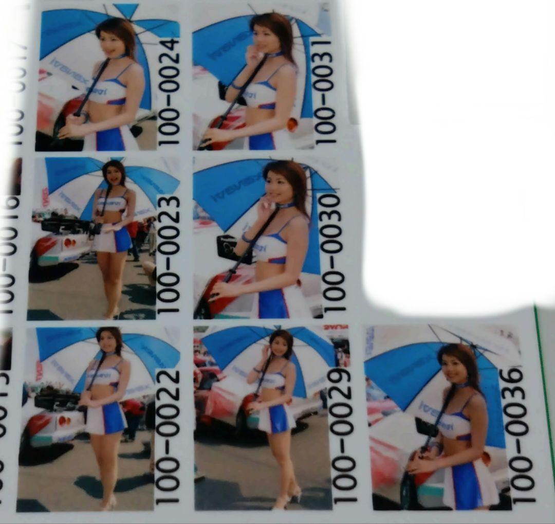 渋谷理絵　写真　はがきサイズ　19枚　レースクイーン　アイドル　タレント