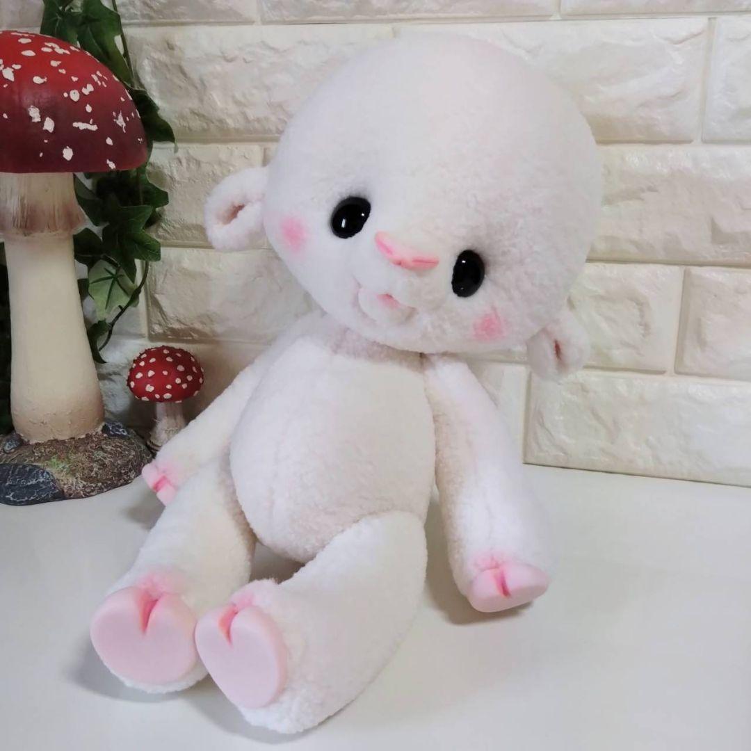 ぬいぐるみ✽テディベア✽アートドール✽羊のめぇちゃん✽スーパーデラックス