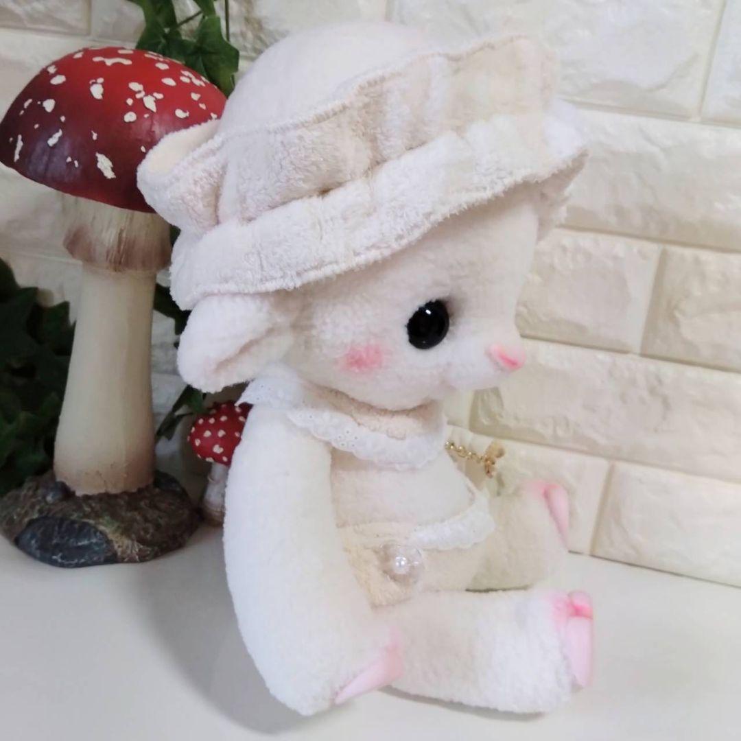 ぬいぐるみ✽テディベア✽アートドール✽羊のめぇちゃん✽スーパーデラックス