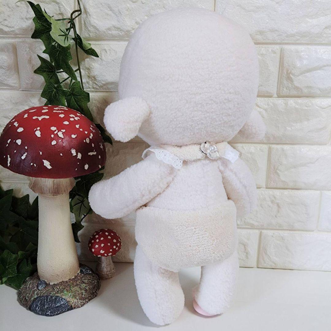 ぬいぐるみ✽テディベア✽アートドール✽羊のめぇちゃん✽スーパーデラックス