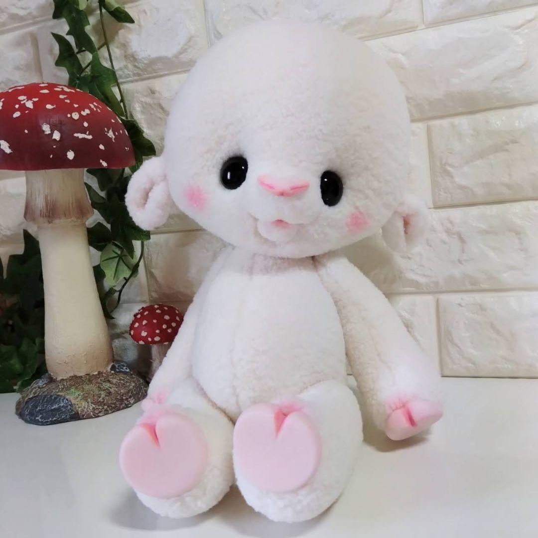 ぬいぐるみ✽テディベア✽アートドール✽羊のめぇちゃん✽スーパーデラックス