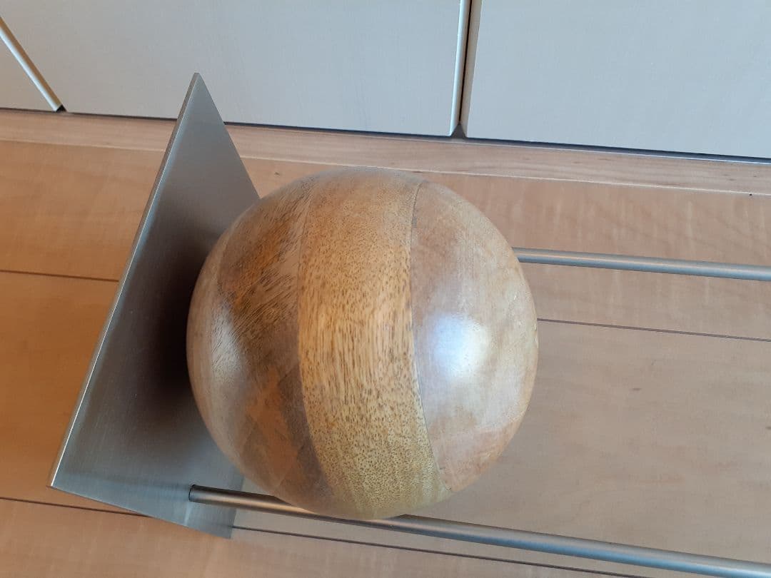 スロープブックエンド シルバー