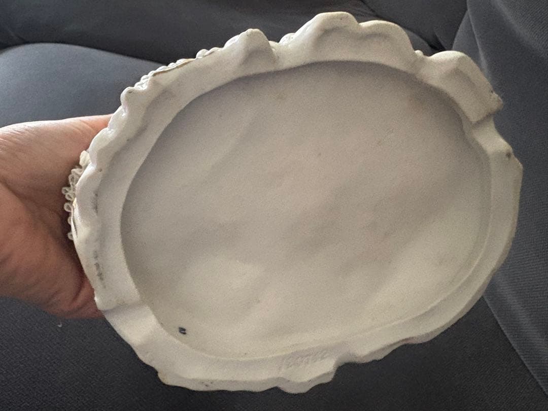 Volkstedtフォルクシュテッド　ドレスデンレースドール　ドイツ製陶器人形