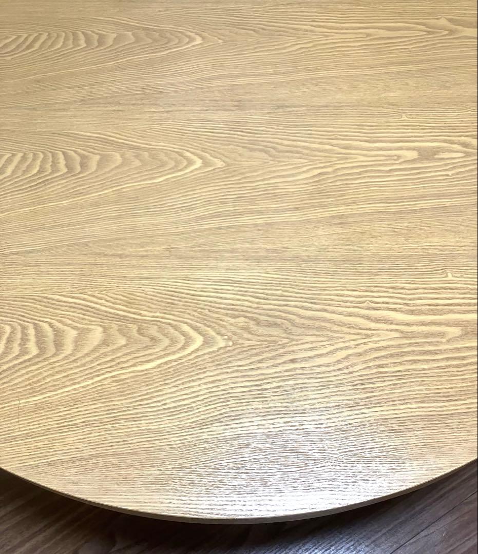 円卓 ちゃぶ台 大型 直径105cm 高さ30.5cm ローテーブル 食卓