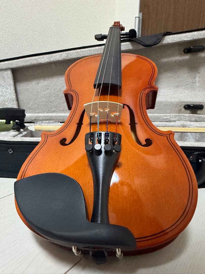 [美品] バイオリン 1/4 本体 ケース付き　子供用