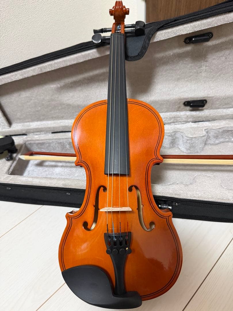 [美品] バイオリン 1/4 本体 ケース付き　子供用