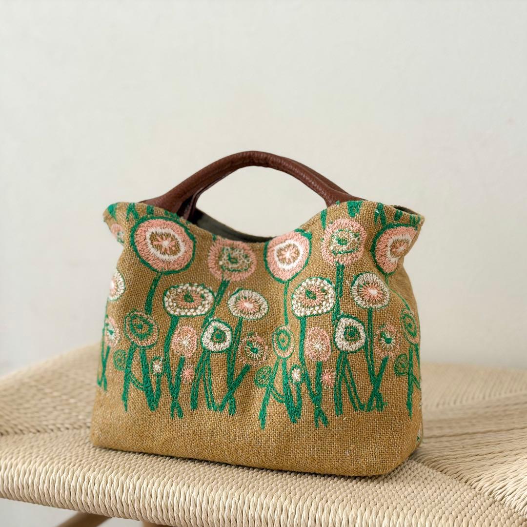 ⚮̈ミナペルホネン　path mustard ヌッピバッグ＂Ｓ＂