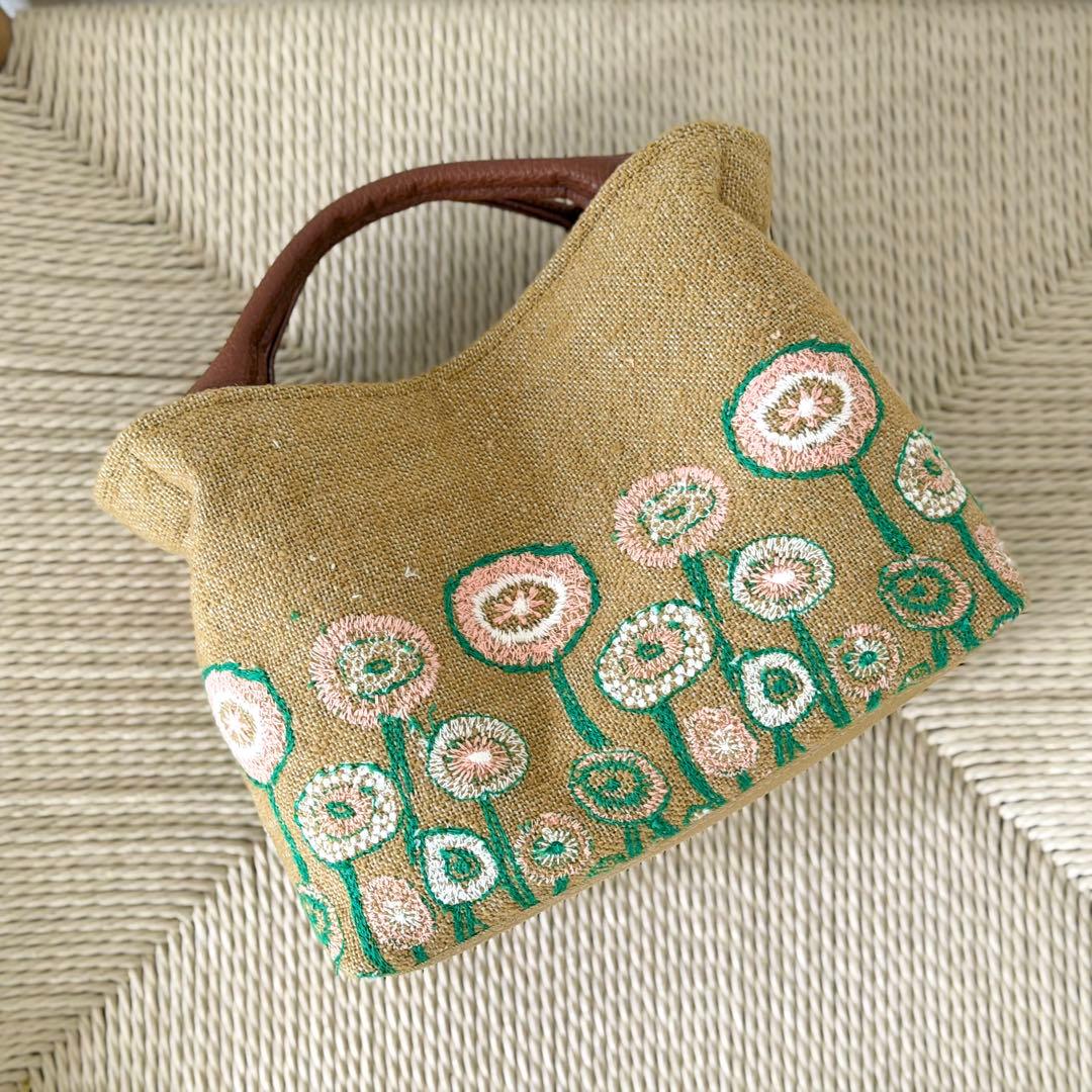 ⚮̈ミナペルホネン　path mustard ヌッピバッグ＂Ｓ＂