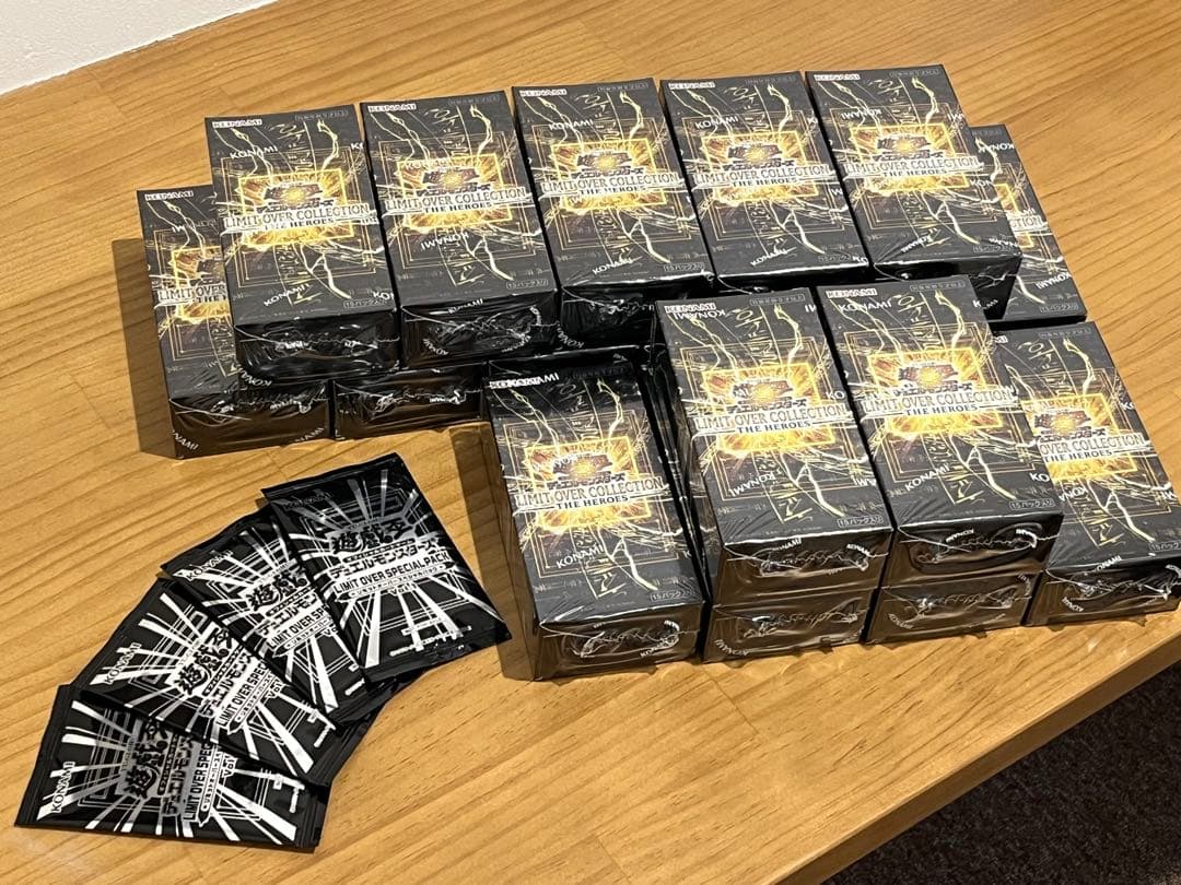 遊戯王　リミットオーバーコレクション　17box＋プロモ4パック　シュリンク付き