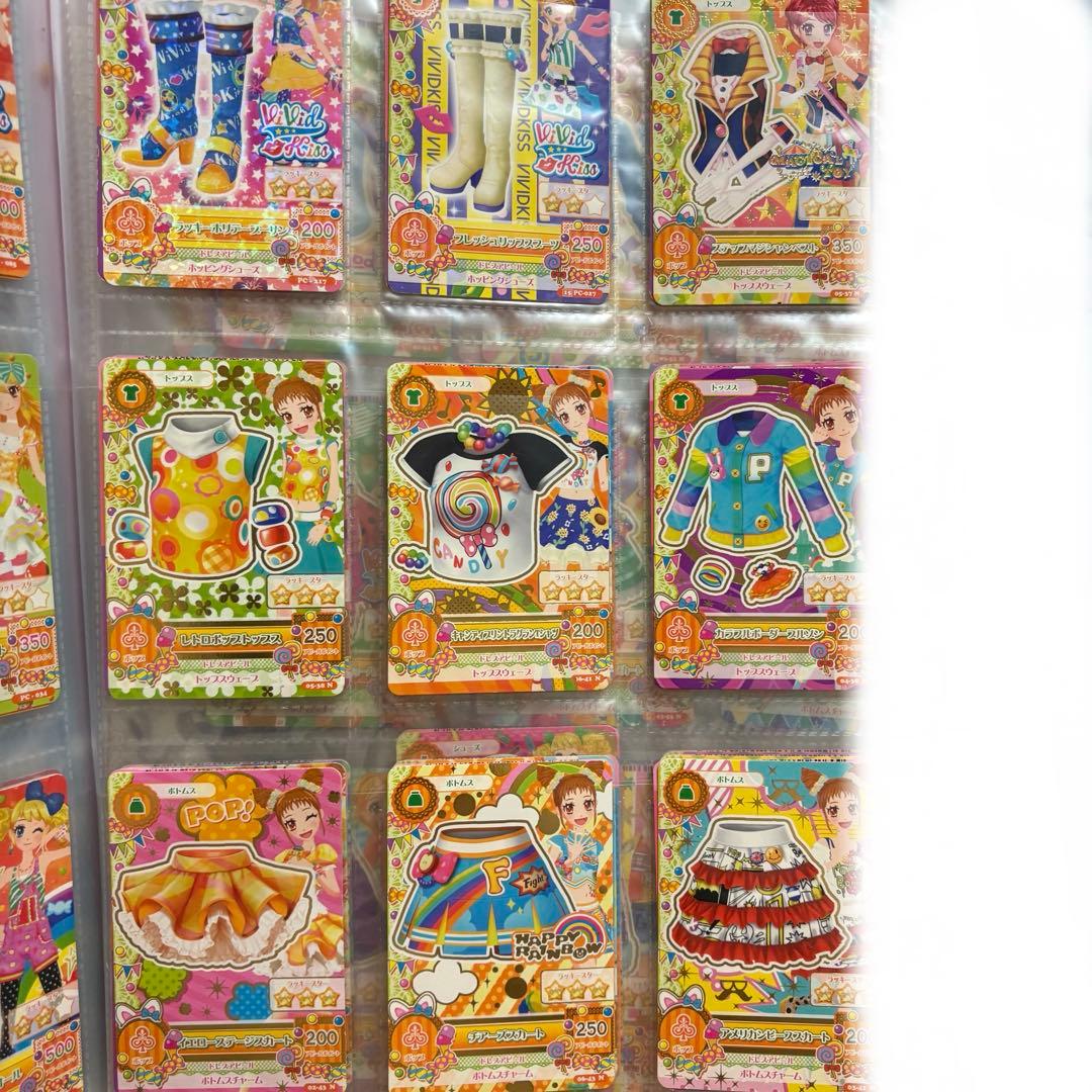 ♡*〇様 アイカツ ポップタイプカード 約130枚 まとめ売り バインダー付き