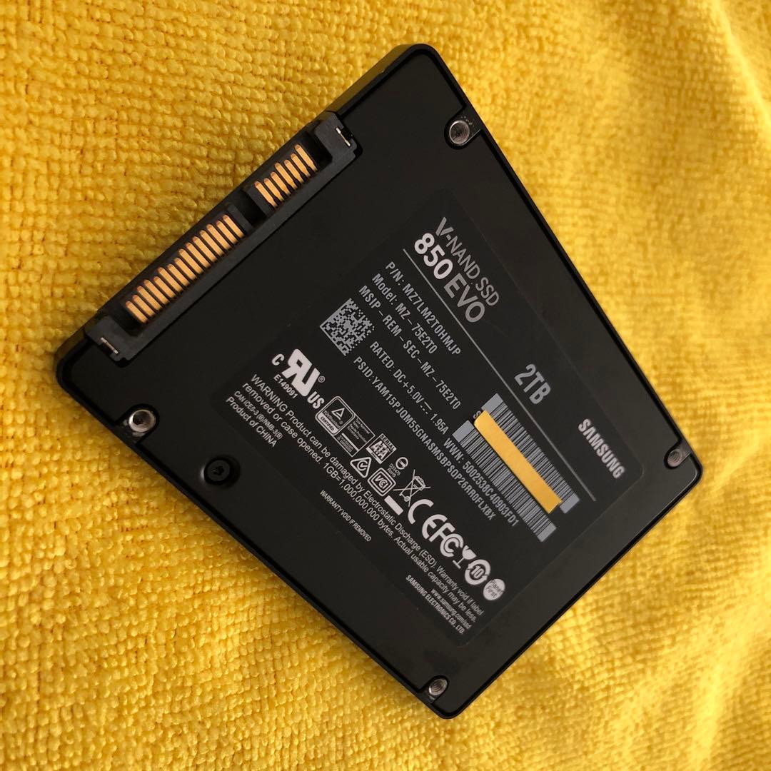 SAMSUNG製 860EVO SSD 2000GB