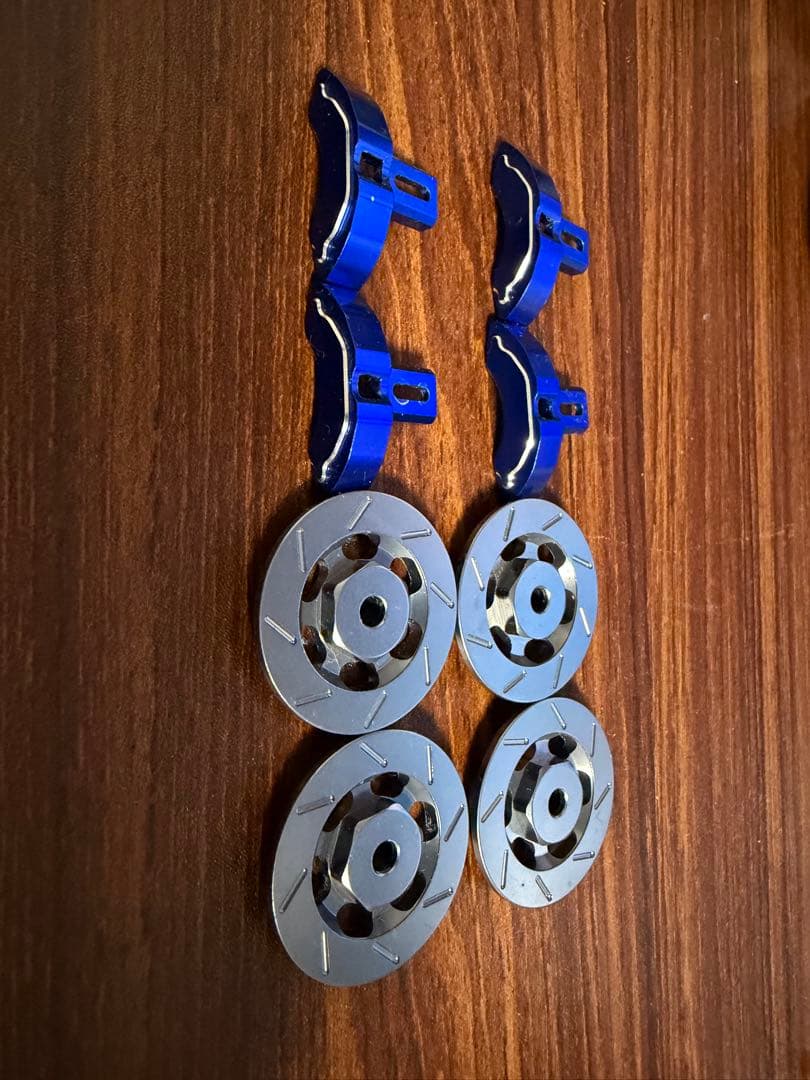 D-Like アルミ製 キャリバー&ローターハブ DL337-2-B ブルー