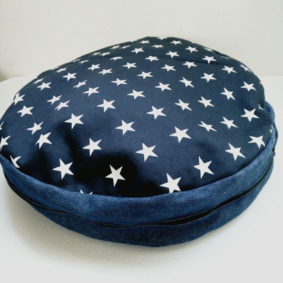 ハンドメイド レッスンバッグ 上履き入れ 巾着 星柄 ランチョンマット