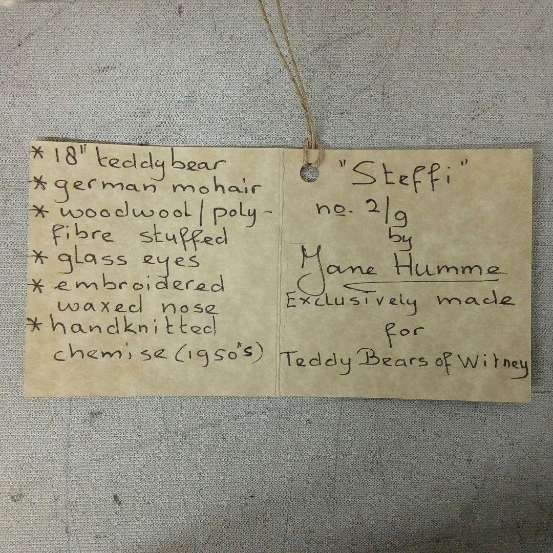 【M03-09】 Jane Humme テディベア シュテフィ 限定 2/9