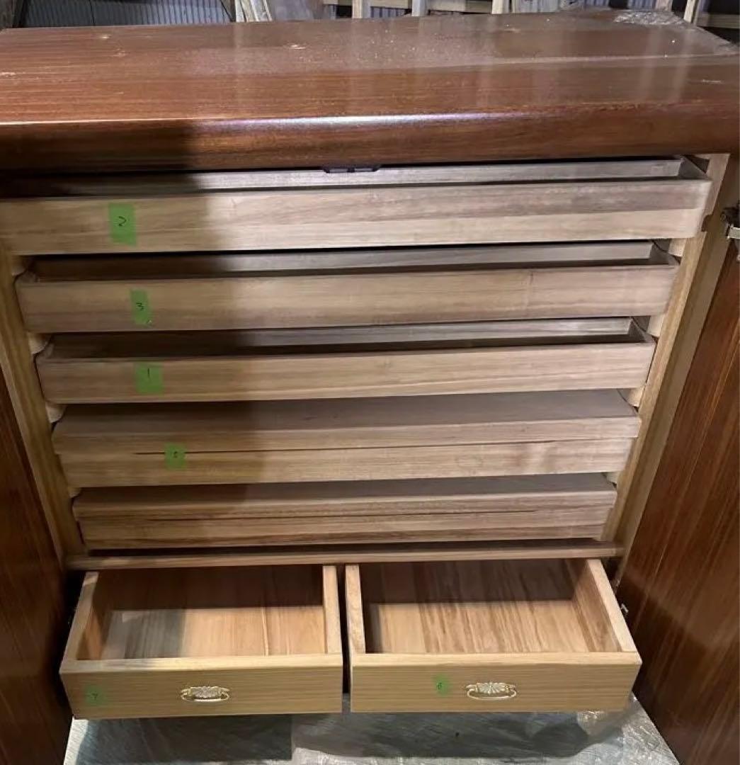 木製桐ダンス　衣装ケース　着物収納