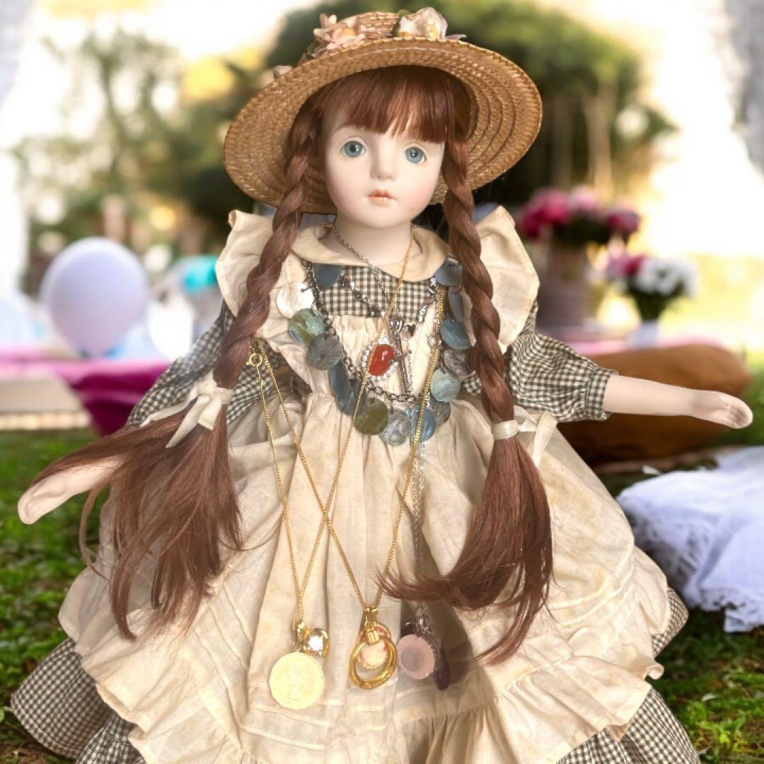 mamiko ビスクドール 若月まり子 赤毛のアン エリザベス女王 アクセ