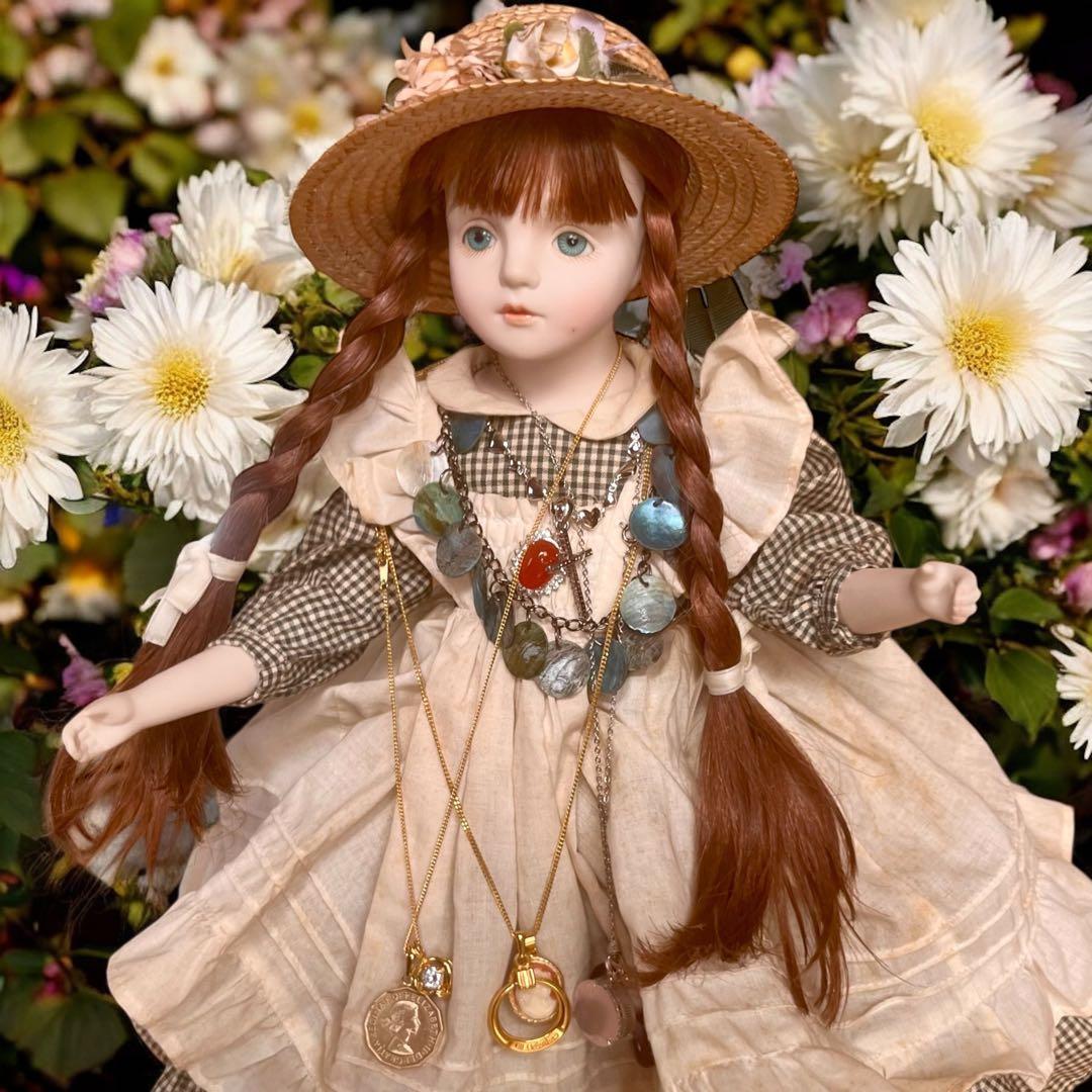 mamiko ビスクドール 若月まり子 赤毛のアン エリザベス女王 アクセ