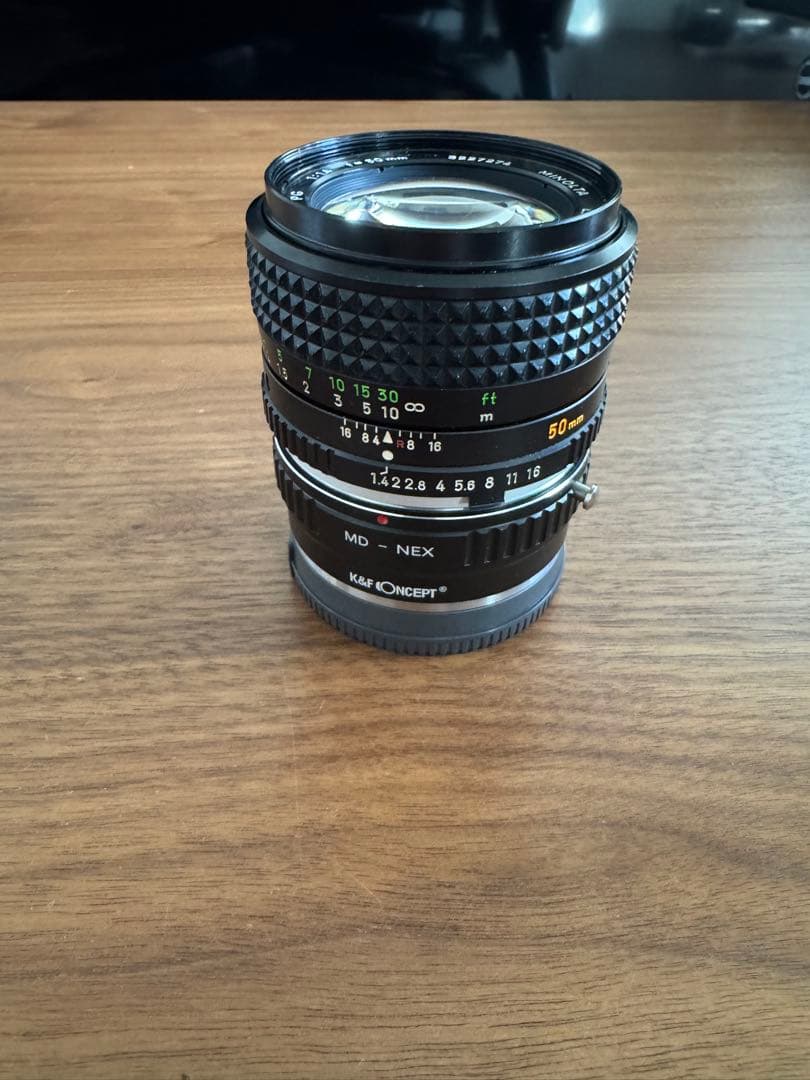 MINOLTA MC ROKKOR-PG 50mm F1.4 アダプターリング