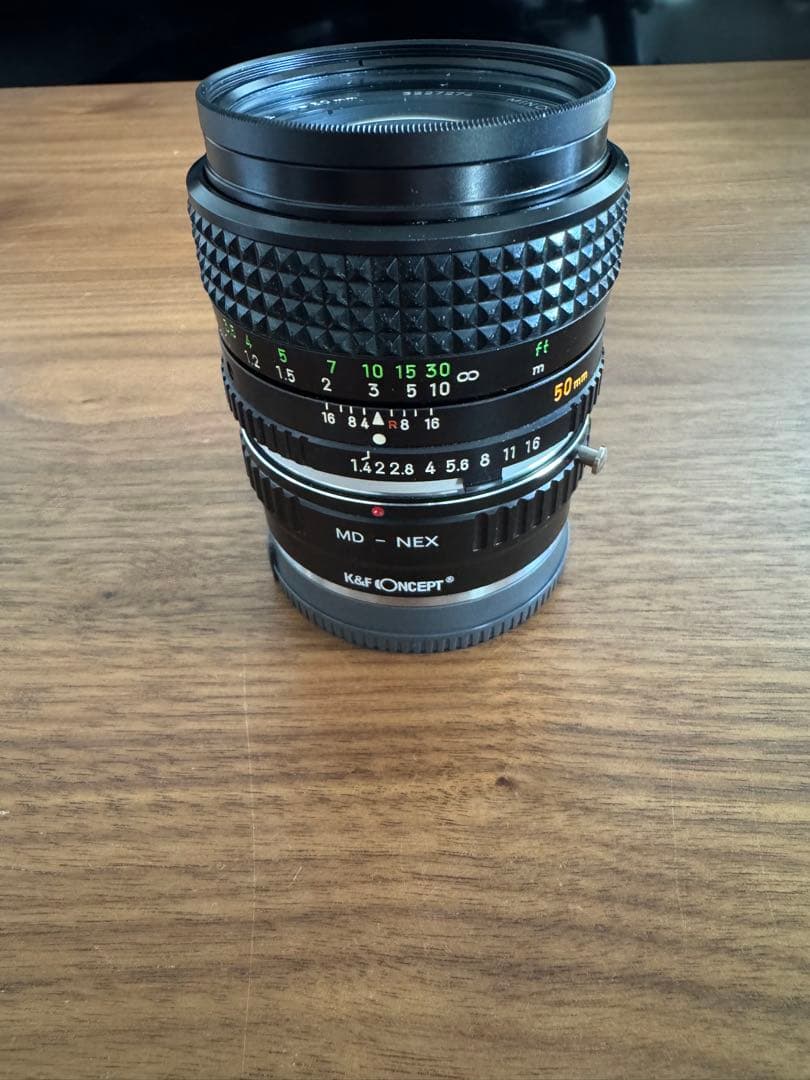 MINOLTA MC ROKKOR-PG 50mm F1.4 アダプターリング